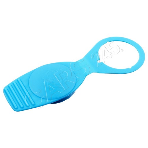 Blue washer fluid tank - fluid,