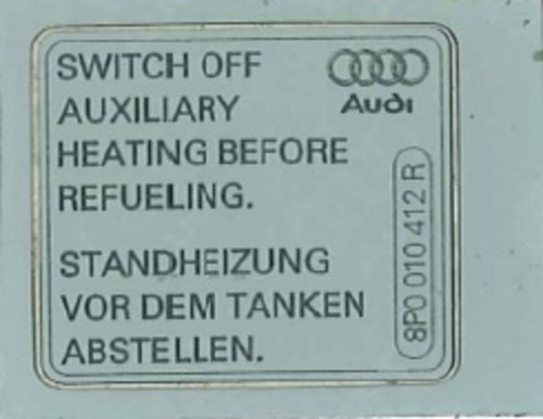 Genuine audi rs3 sportb - a3,