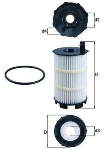 Mahle oil filter for audi - filter,