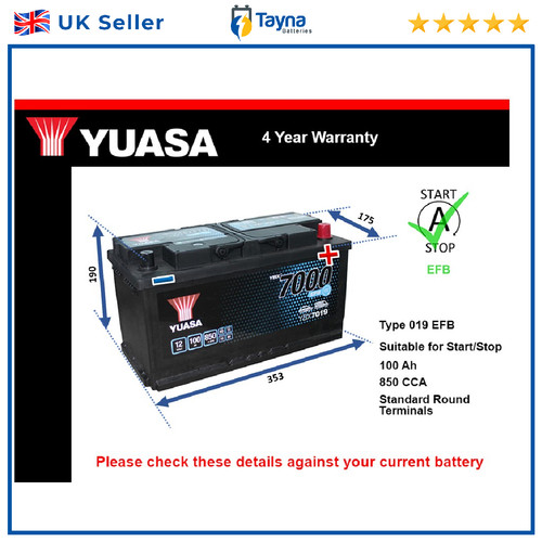 Efb battery fits audi - efb,