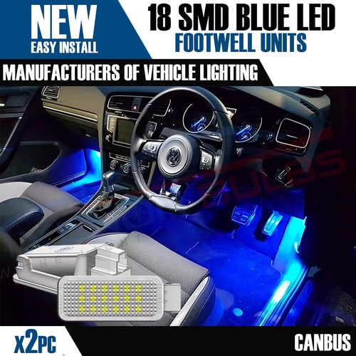 Led blue footwell - vw,