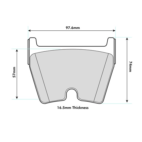 Ferodo front ds2500 compound - ferodo,