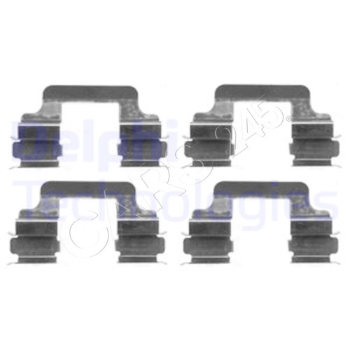 Delphi disc brake pad - delphi,
