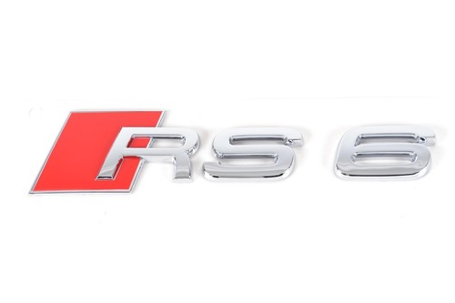 Audi rs6 trunk lid badge - audi,