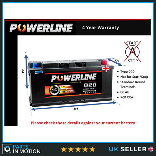 Battery fits audi rs5 - rs4, a4