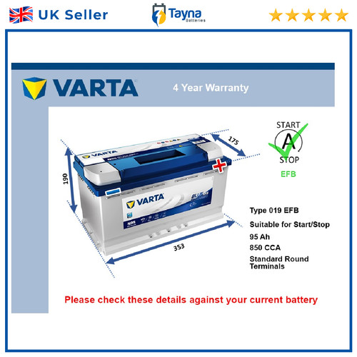 Efb battery fits audi - efb,