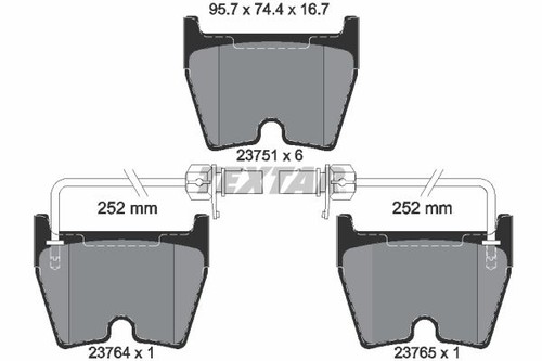 Front axle 2375101 - axle, brake