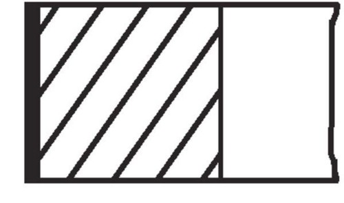 Piston ring kit mahle fits - ring,